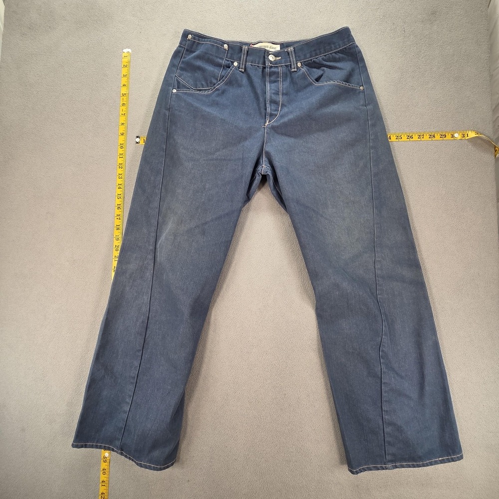 VTG Levis Engineered Jeans Mens Blue Med Wash Twisted Loose Straight Fits 32x28